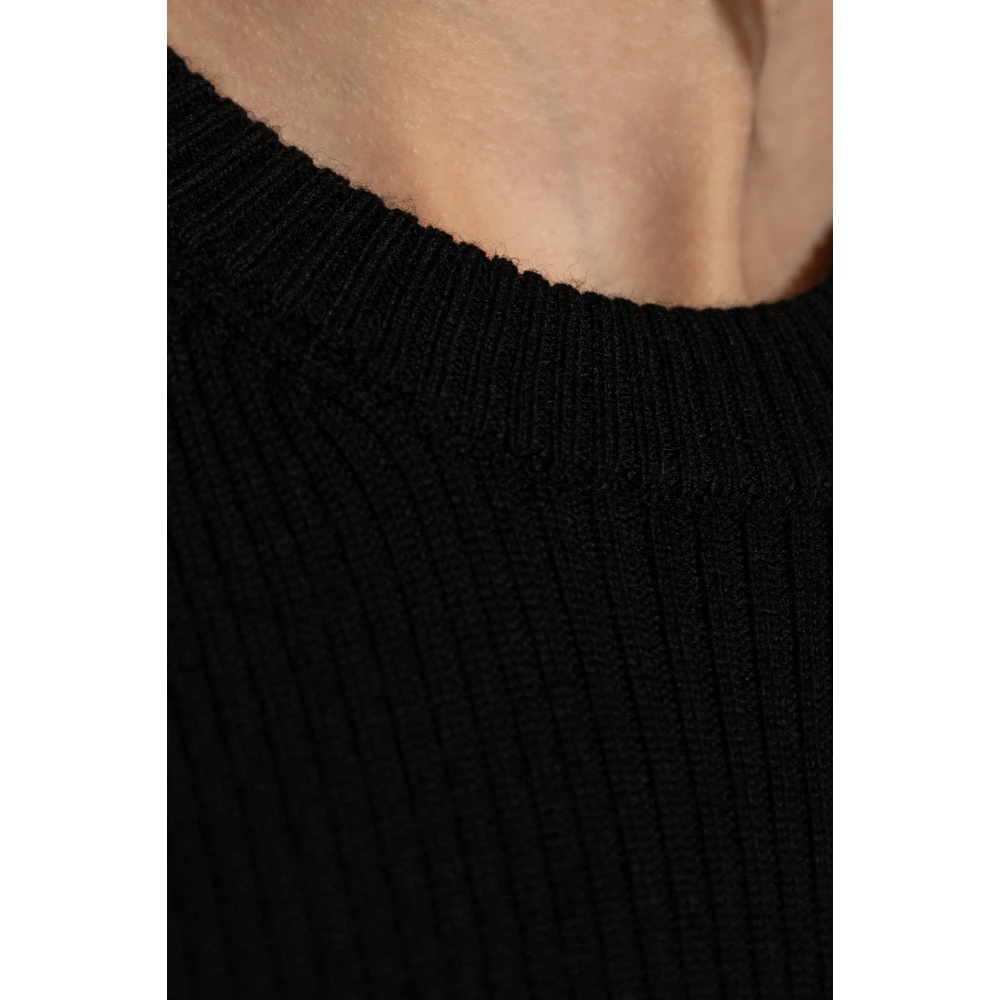 Rick Owens Gestreept Tanktop Black Dames