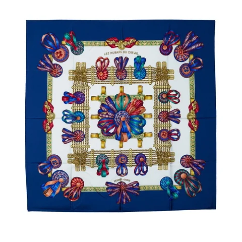 Pre-owned > Pre-owned Accessories > Pre-owned Scarves - - Hermès Vintage - Modalova