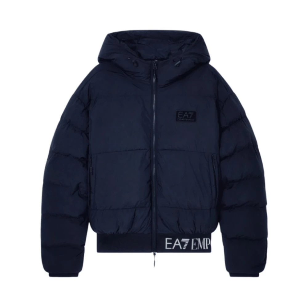 Emporio Armani Ea7 Herren Blau Jacken, Sgröße: