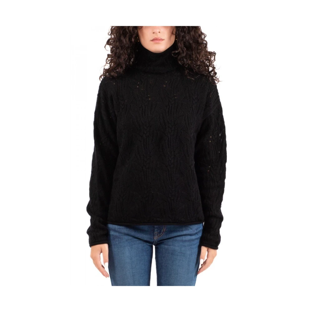 Max Mara Studio Elegante Studio Gebreide Top Black Dames