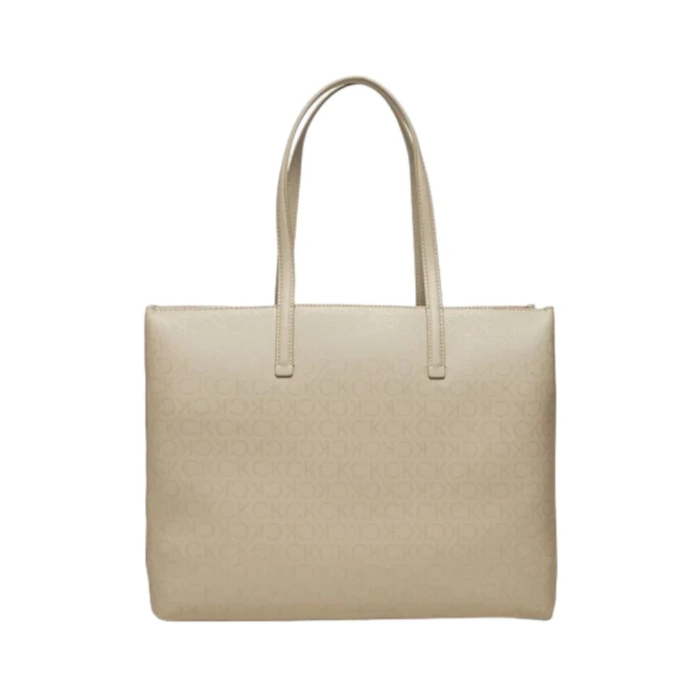 Calvin Klein Schoudertas Beige Dames