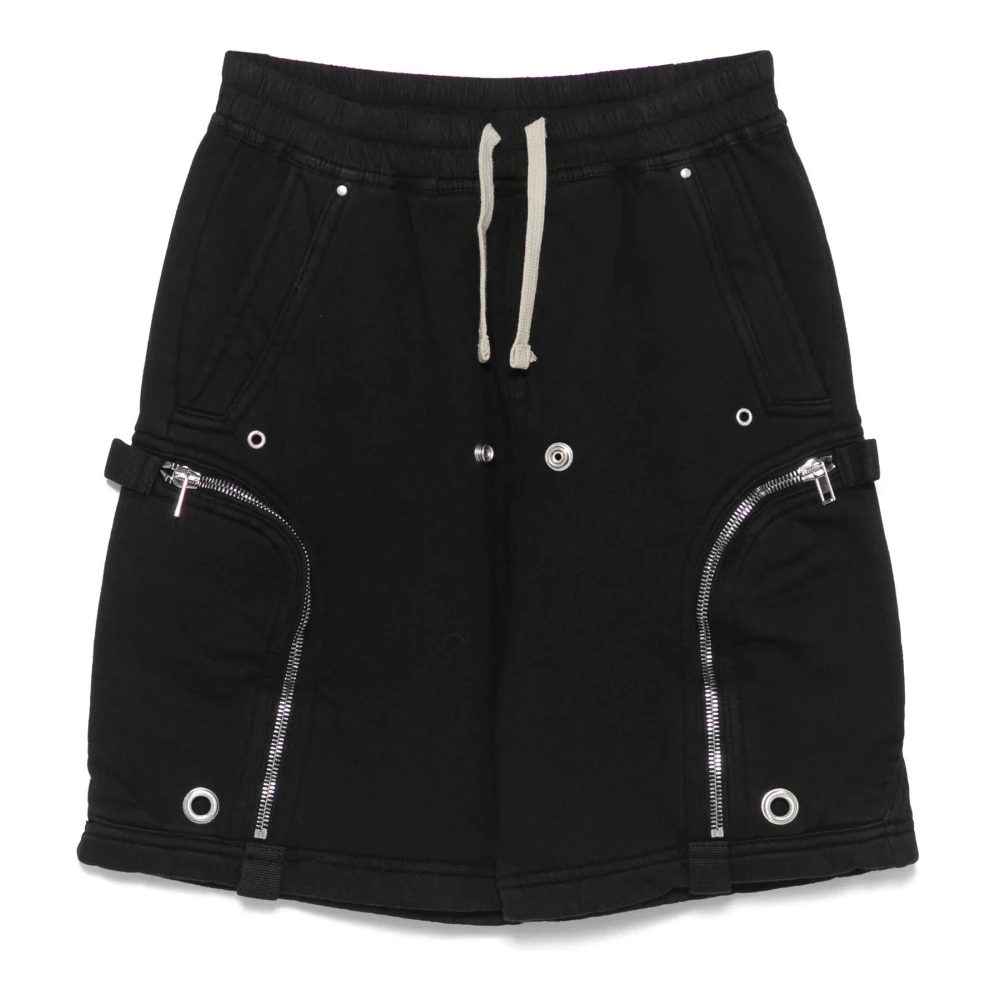 Rick Owens Black Shorts, Male, 12 Y, Low-Crotch Shorts