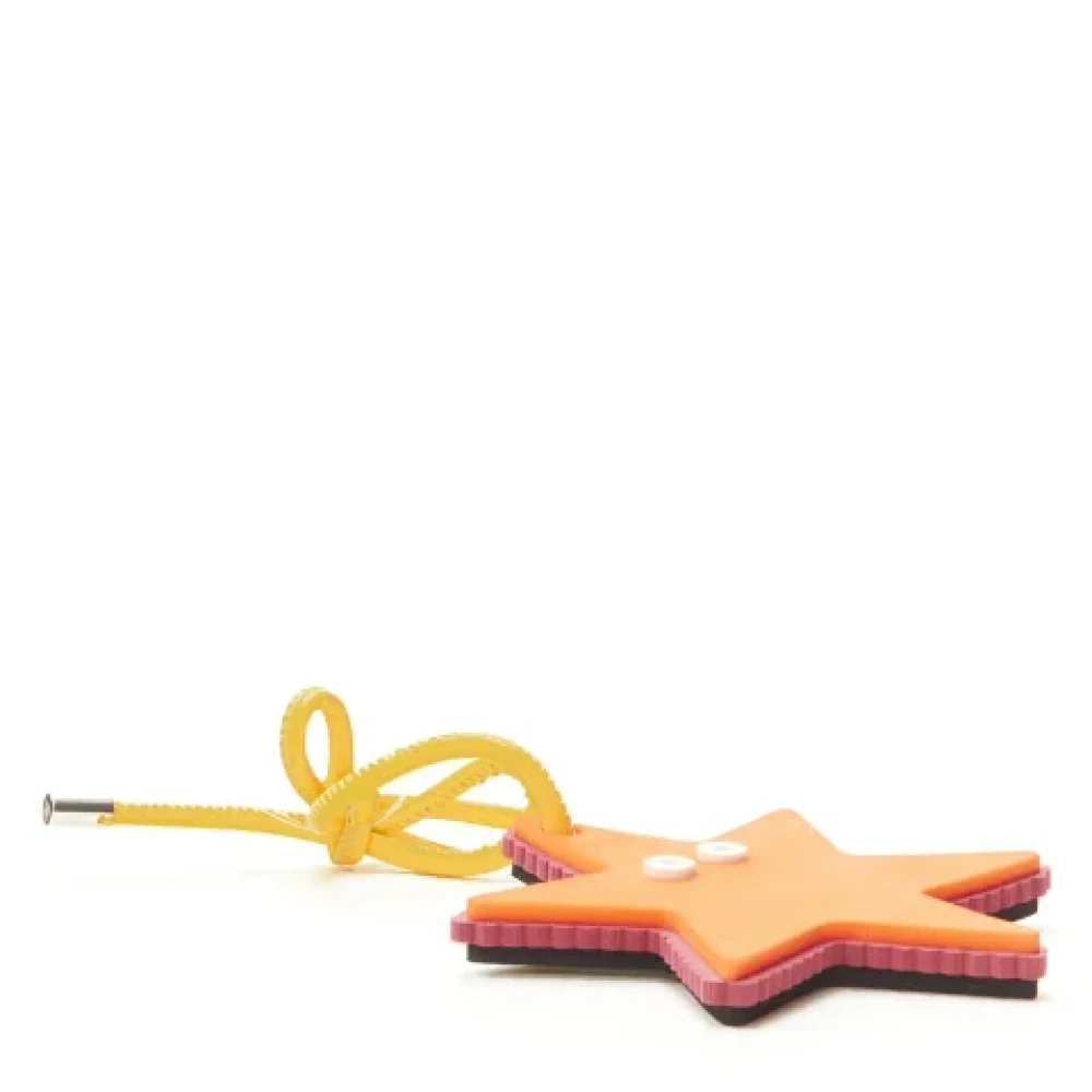 Loewe Pre-owned Fabric key-holders Orange Dames