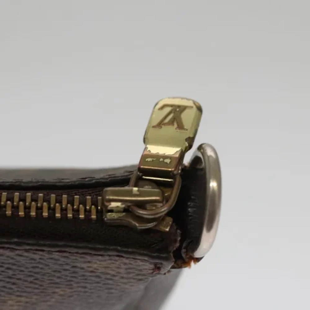 Louis Vuitton Vintage Pre-owned Canvas clutches Brown Dames