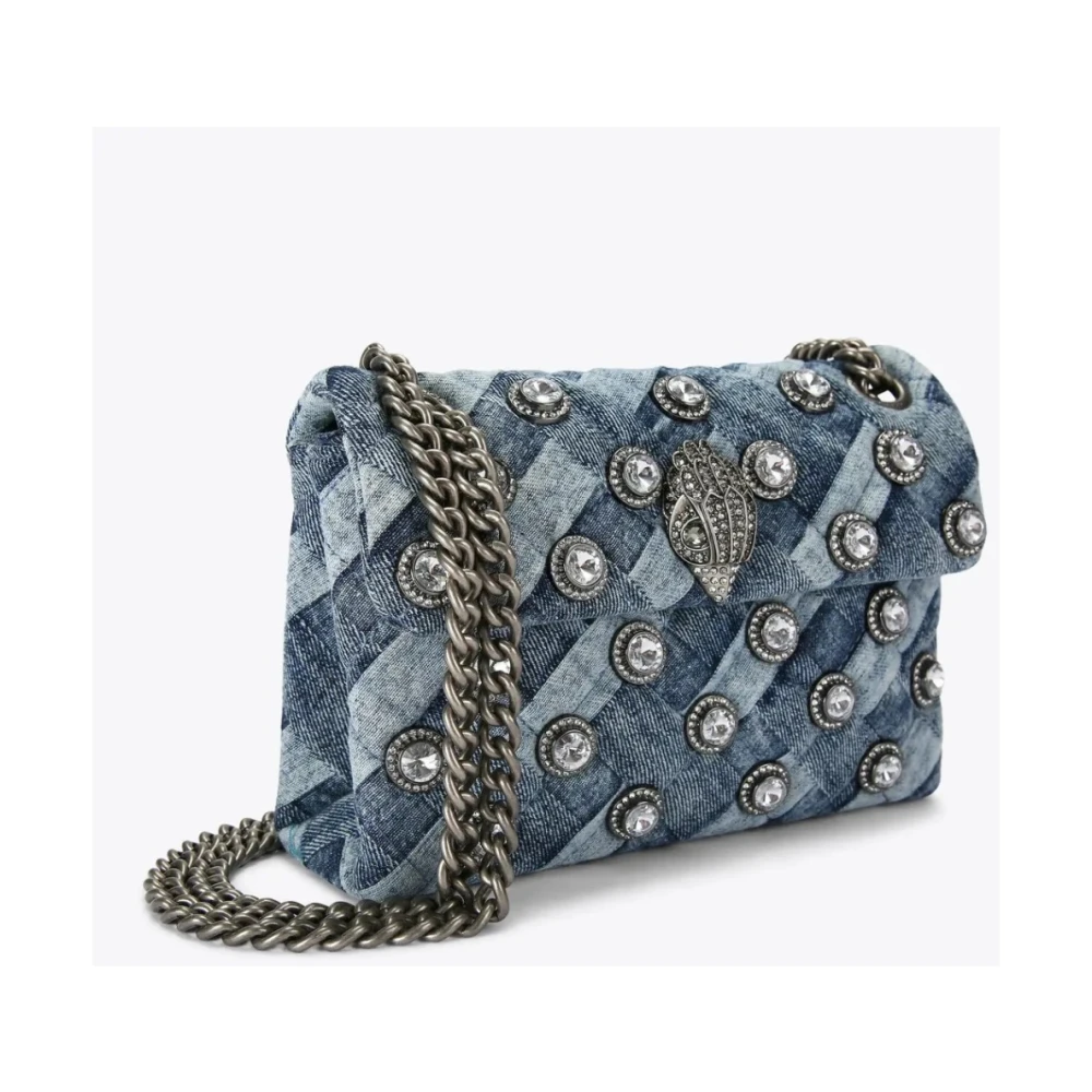 Kurt Geiger Kristal Mini Handtassen Blue Dames