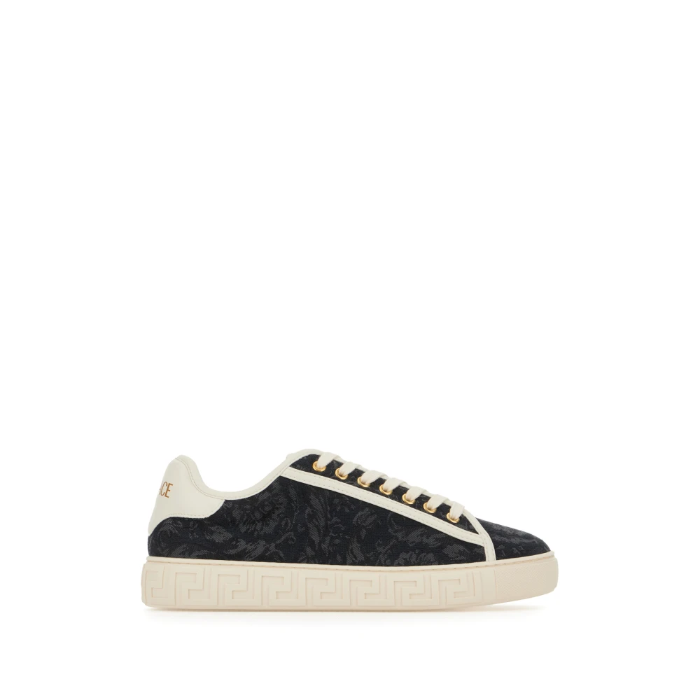 Versace Casual Sneakers voor Dagelijks Gebruik Dames Schoenen Zwart