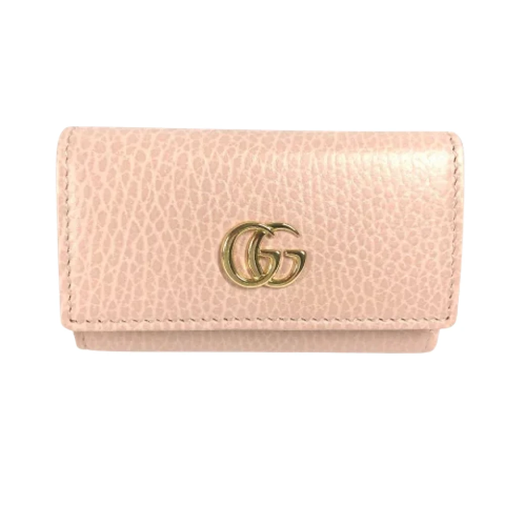 Gucci Vintage Pre-owned Leather key-holders Pink Dames
