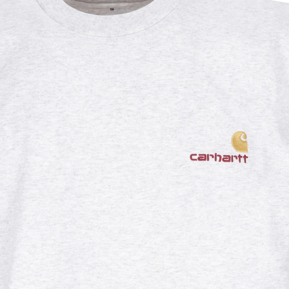 Carhartt WIP Script Tee Soft Fit Geborduurd T-shirt White Heren