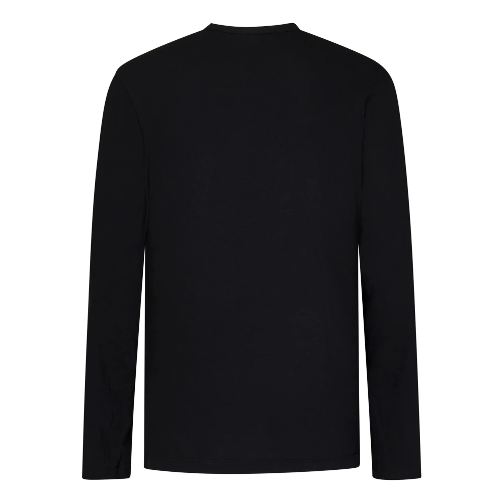 James Perse Zwarte T-shirts en Polos Black Heren