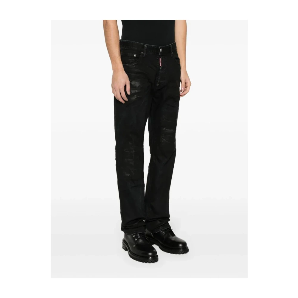 Dsquared2 Stijlvolle broeken voor mannen Black Heren