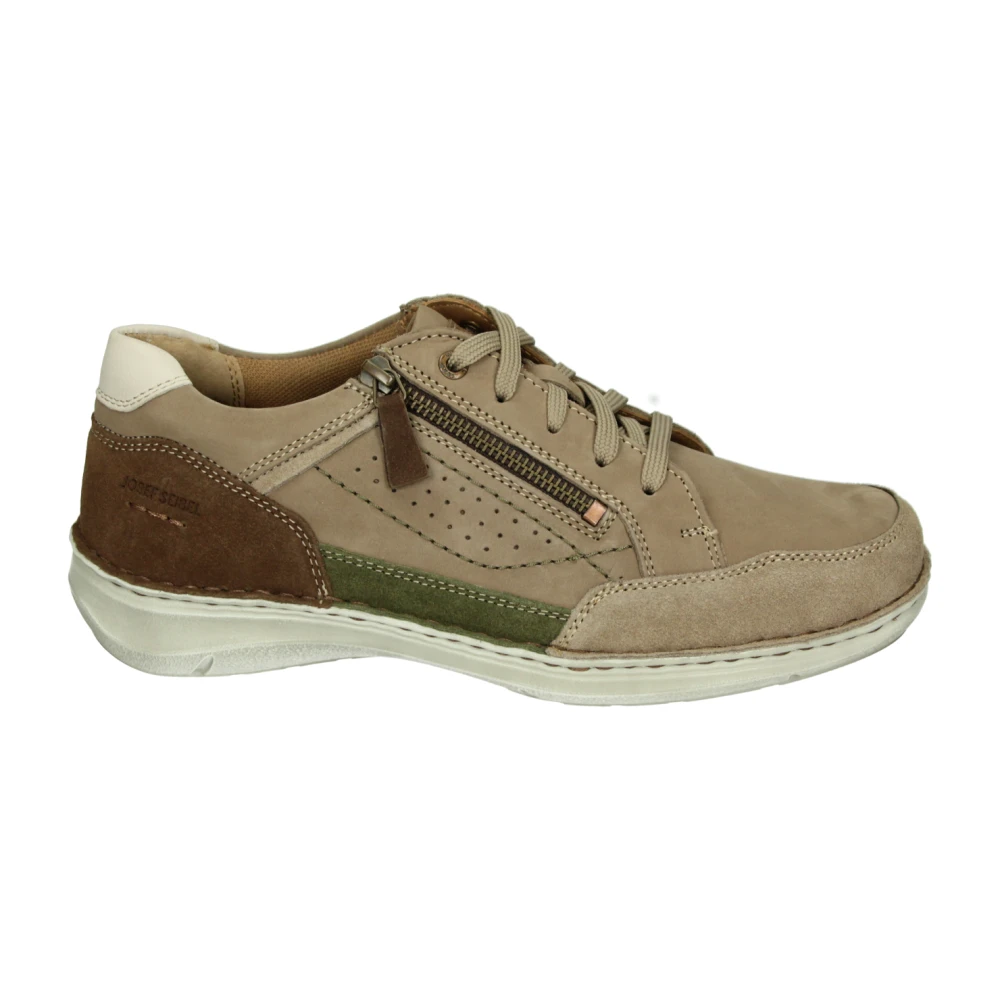 Josef Seibel Casual Nubuck Schoenen Heren Schoenen Beige