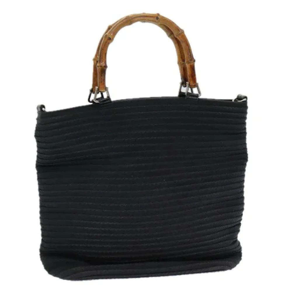 Gucci Vintage Pre-owned Fabric gucci-bags Black Dames