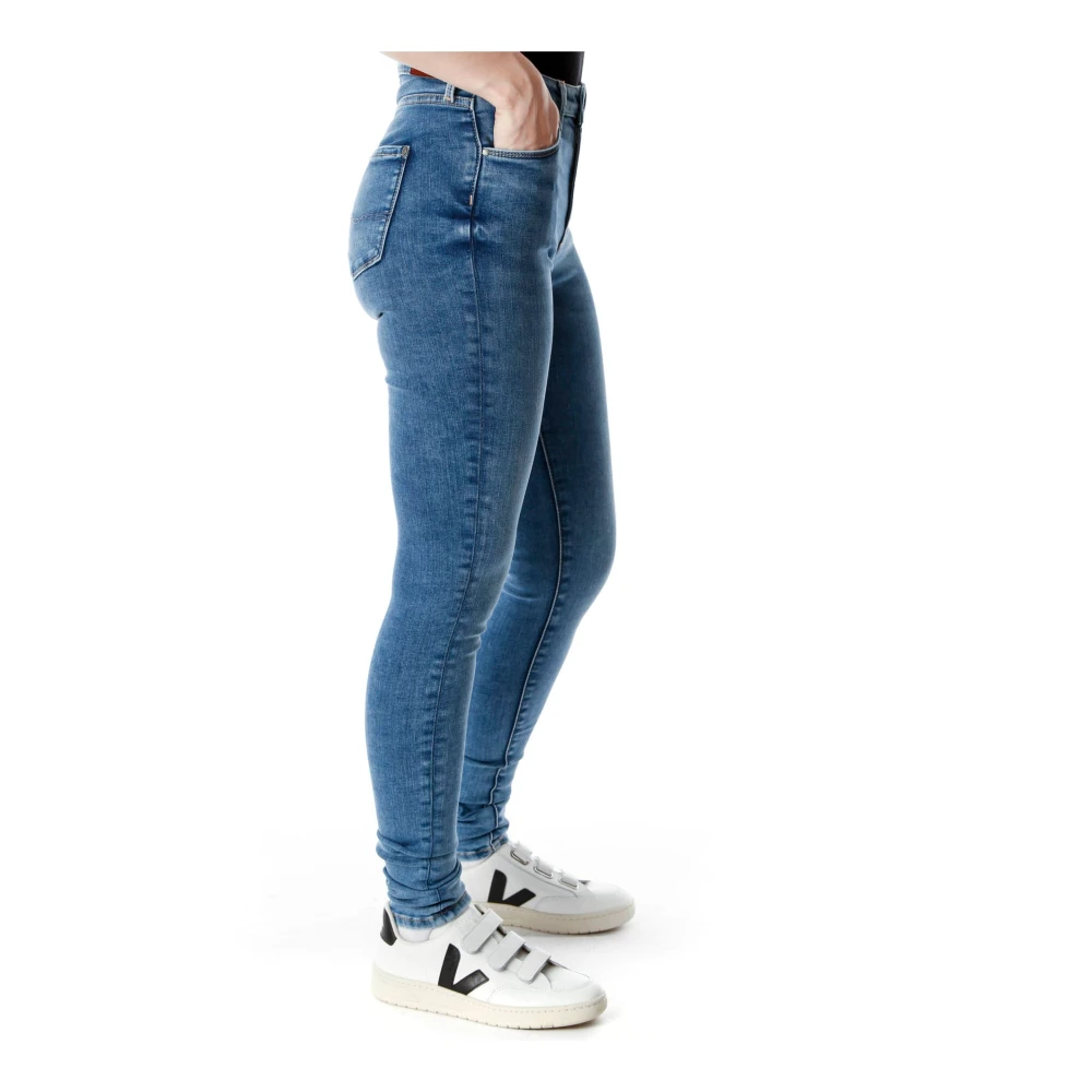 Pepe Jeans Hoge Taille Skinny Fit Jeans Blue Dames