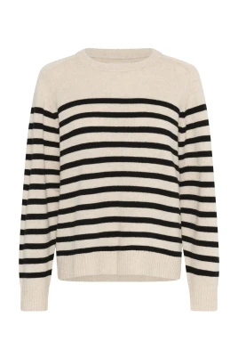 NiakaPW PU STRIK 30309857 Rundhalsstickat