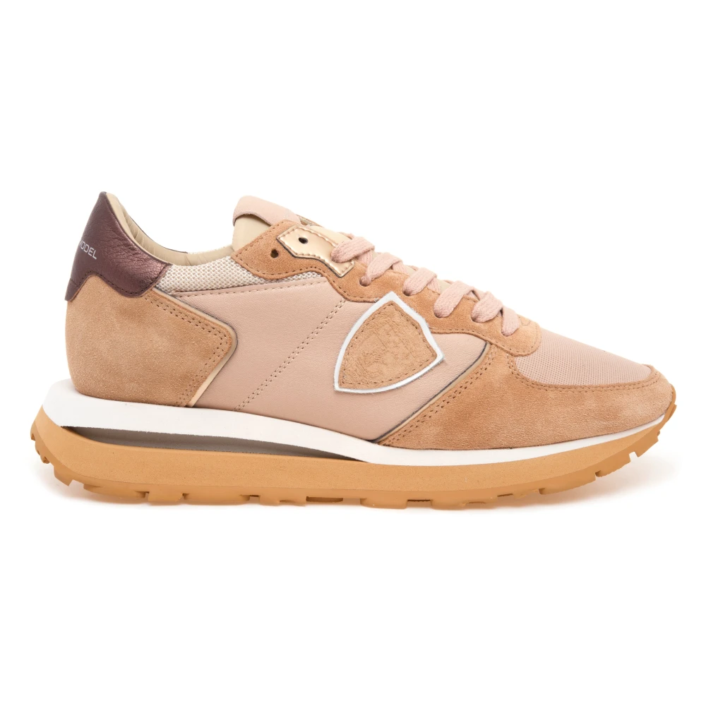 Philippe Model Trpx Haute Dames Schoenen Beige