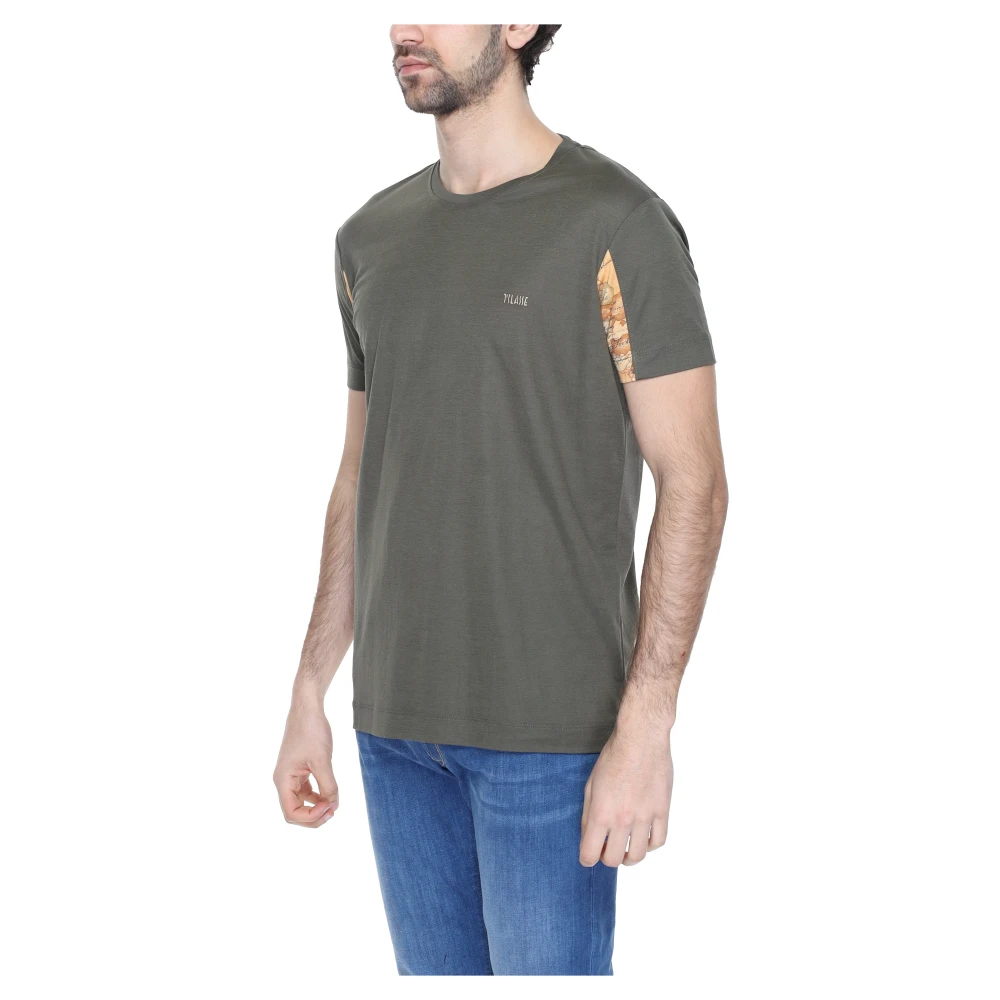 Alviero Martini 1a Classe Groene Korte Mouw Ronde Hals T-Shirt Green Heren