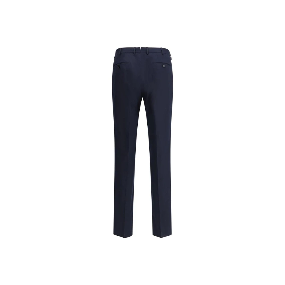 Ermenegildo Zegna Luxe Sigaret Gesneden Pak Broek Blue Heren