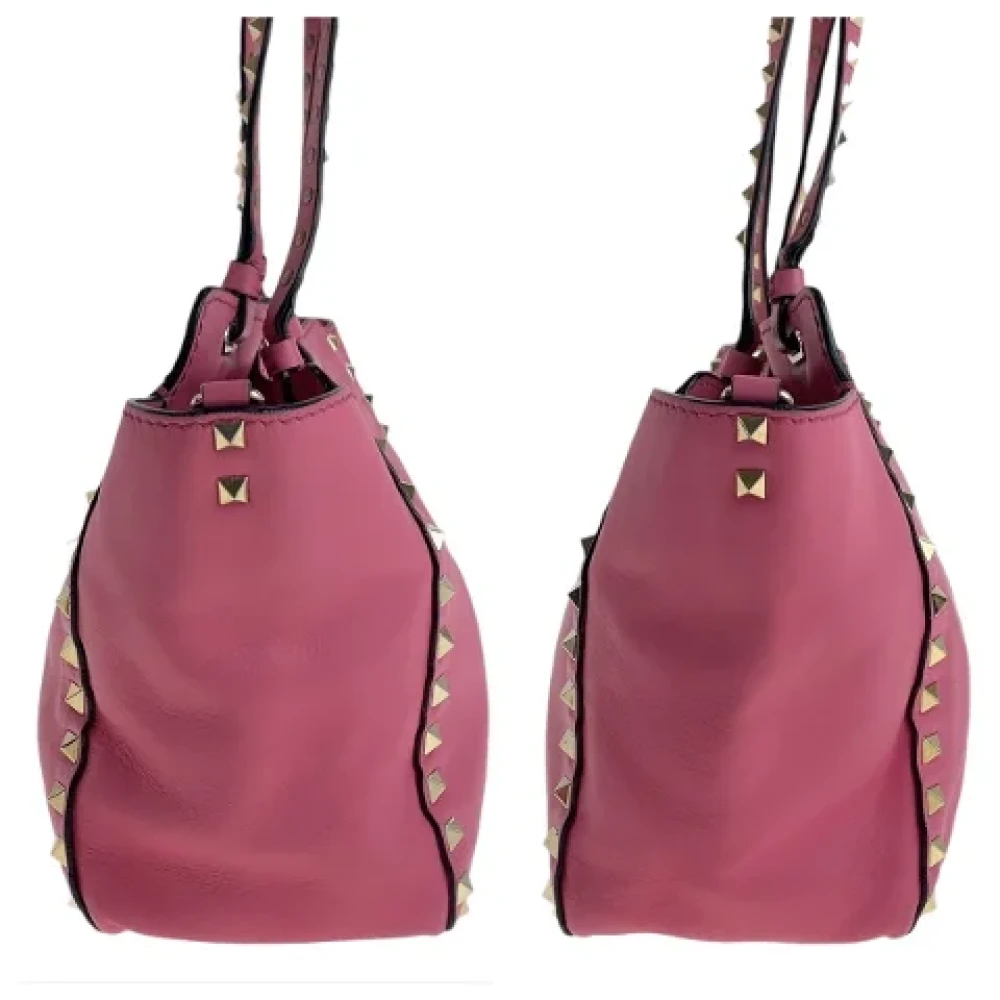 Valentino Vintage Pre-owned Leather handbags Pink Dames