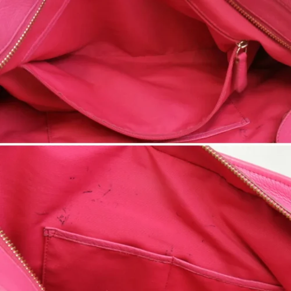 Coach Pre-owned Leather shoulder-bags Pink Dames