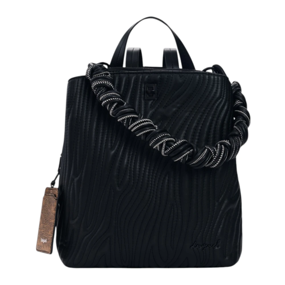 Desigual Donna Nero Borse, Taglia Unica, New, - Immagine 9