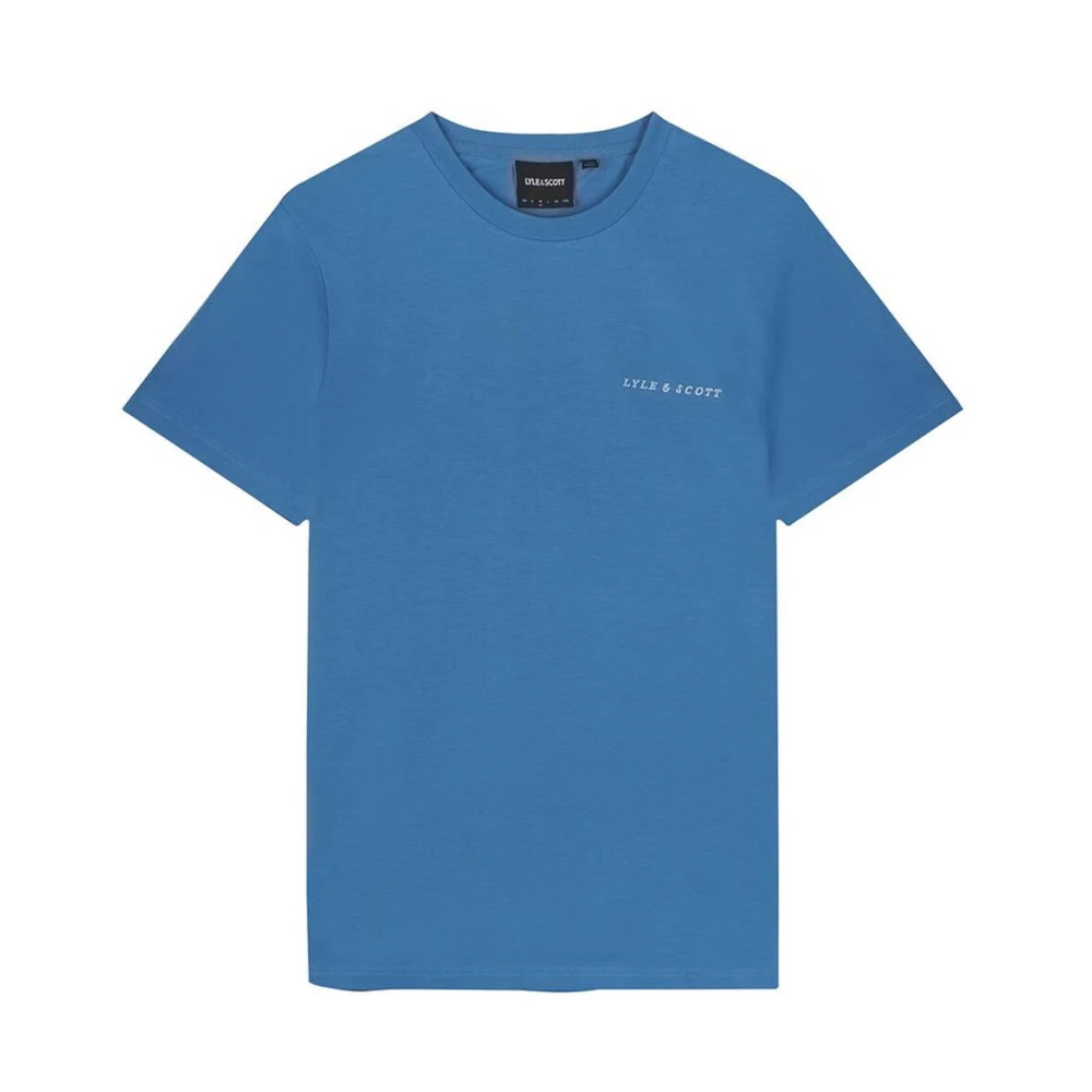 Lyle & Scott Korte Mouw T-shirt Blue Heren