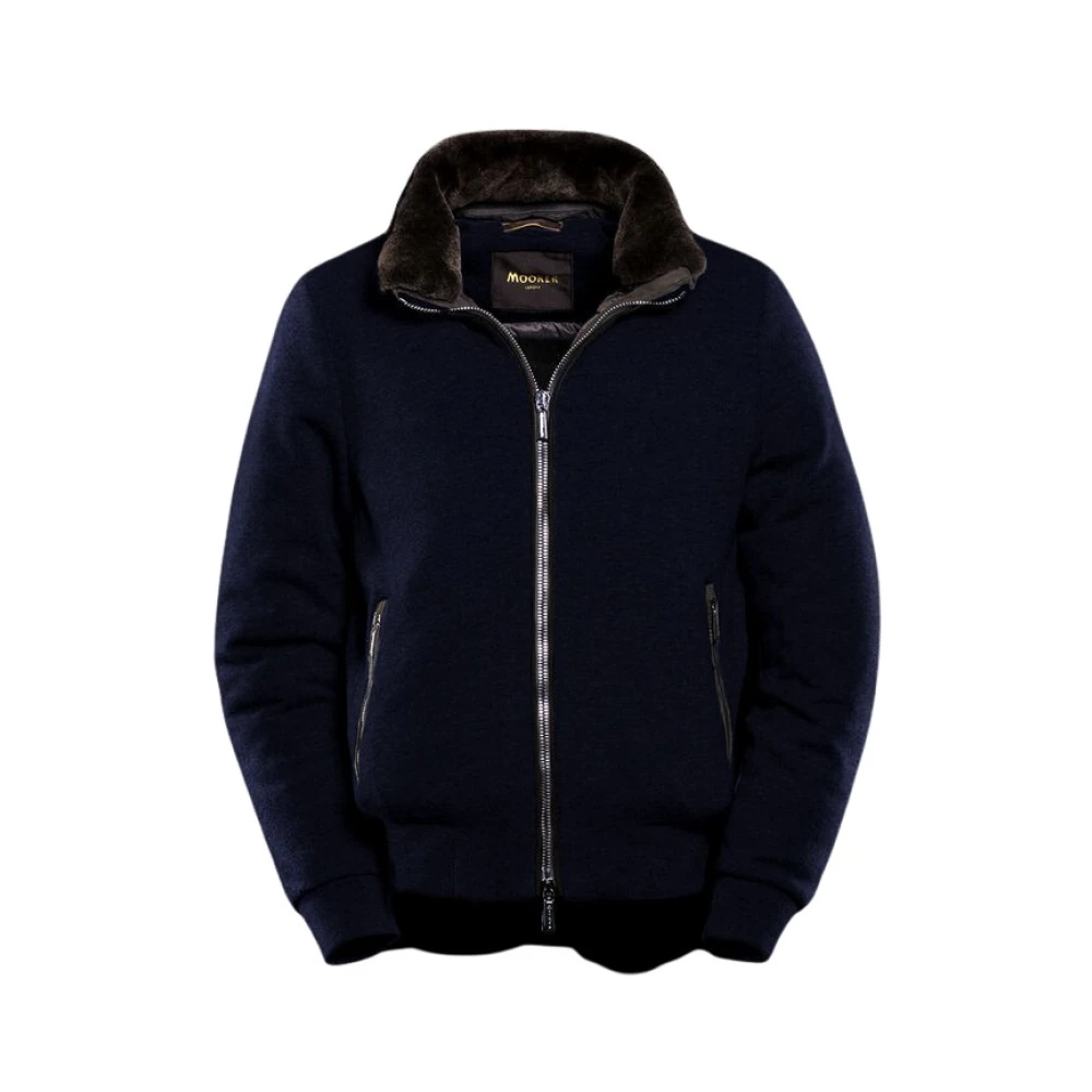 Moorer Men's Blue Down Jackets, Xl, Bellati-Mrw Jacket