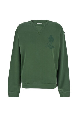 paris-gron-sweater-med-logo-broderi