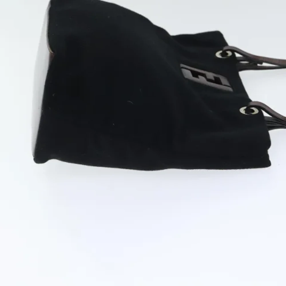 Fendi Vintage Pre-owned Wool handbags Black Dames