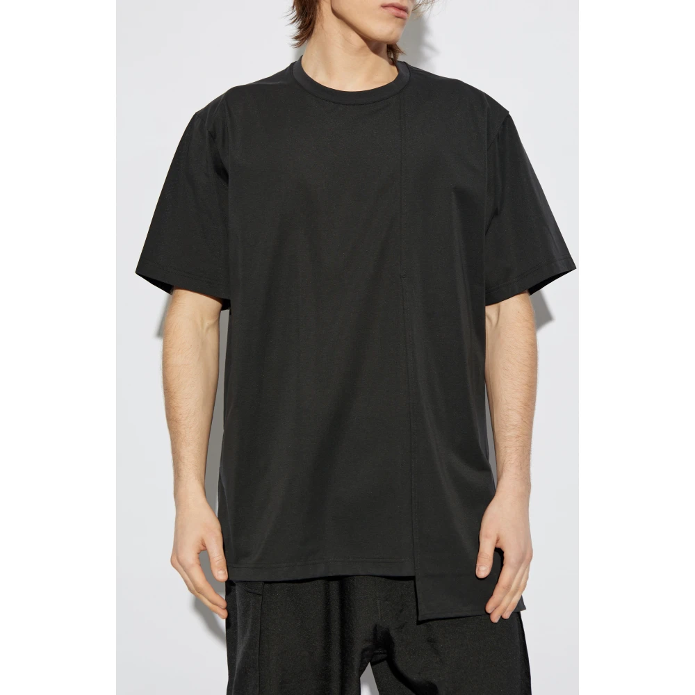 Y-3 T-shirt met zak Black Heren