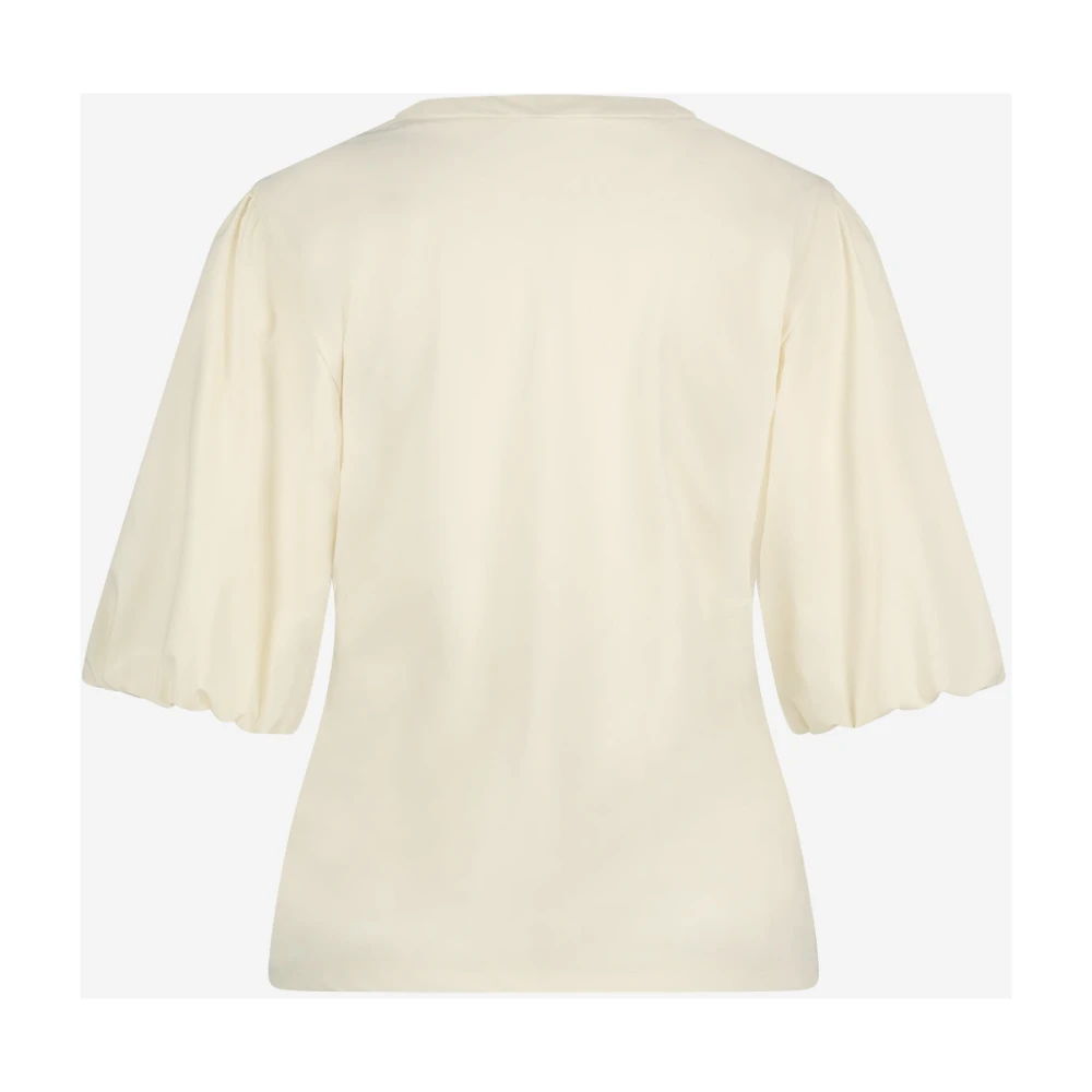 Jane Lushka Stijlvolle Ava Top in Ecru Beige Dames