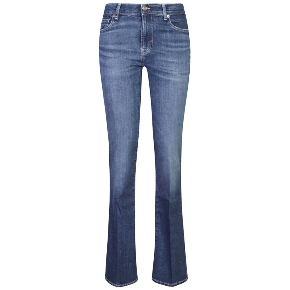 7 For All Mankind Jeans Bootcut Blue Dames