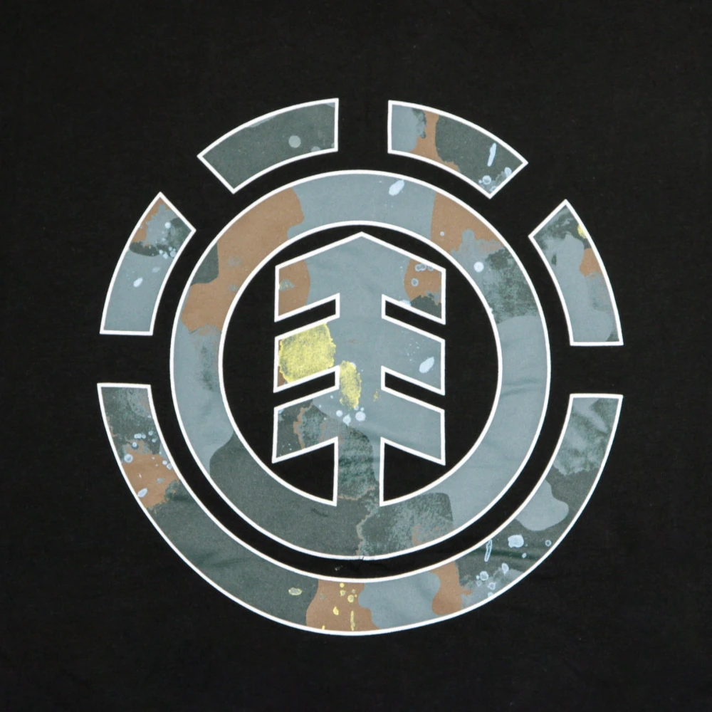 Element Camo Icon Fill T-Shirt Black Heren