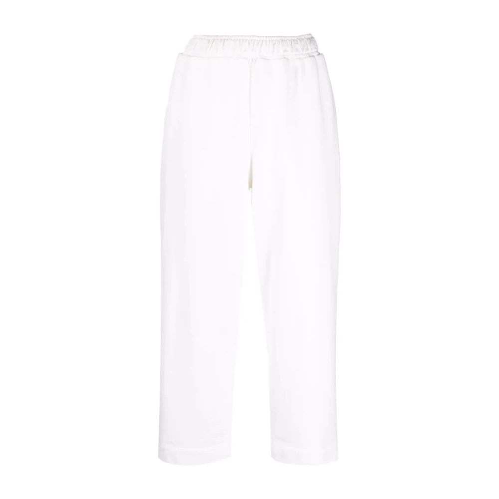 Proenza Schouler Witte Katoenen Sweatpants voor Vrouwen White Dames