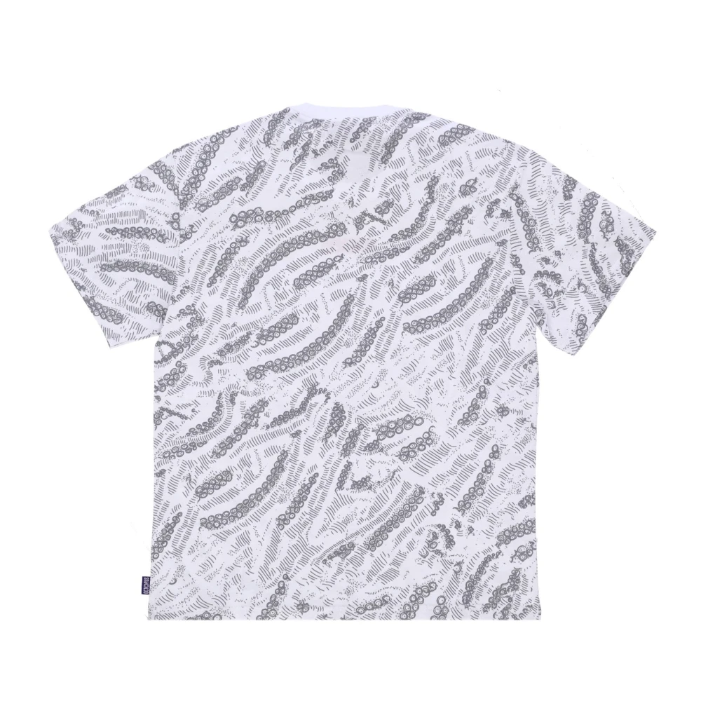 Octopus Witte Logo Heren T-shirt White Heren