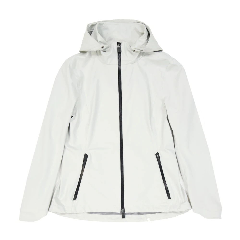 Herno Vrouw Grijs Jassen Dames, M, Polyester, Regenjas