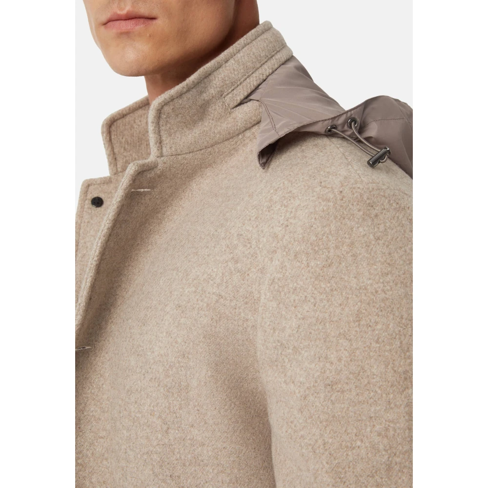 Boggi Milano Caban in Stretch Wol Gray Heren