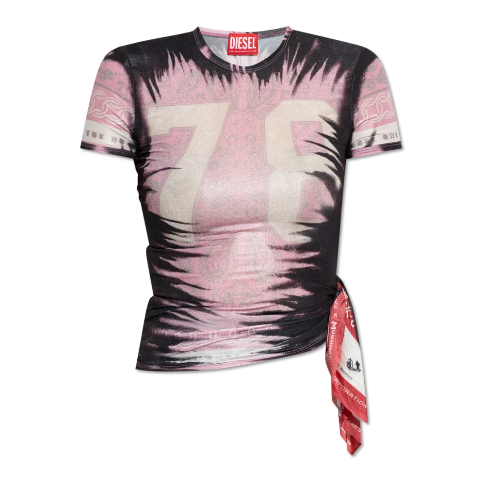 Diesel Top T-Dasha Multicolor Dames