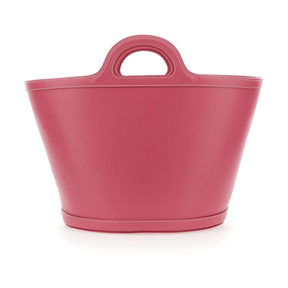 Marni Pink Shopping Bags, Female, One Size, Leather Tote Bag