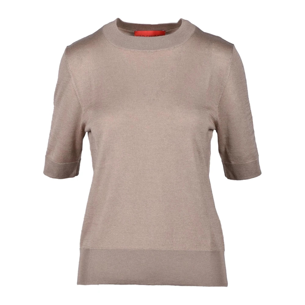 Wild Cashmere Zijde Kasjmier Trui Beige Dames