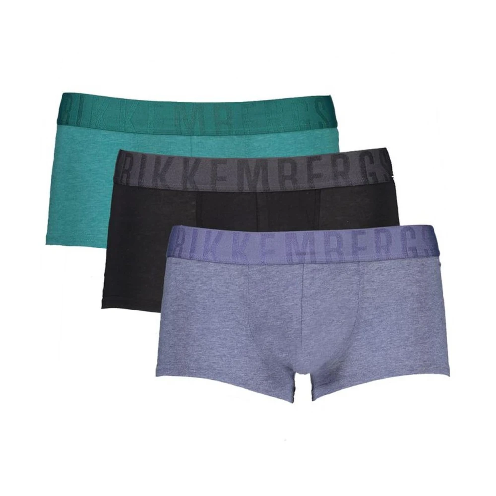 Bikkembergs Men's Multicolor Underpants, S, Green Cotton Breathable Underwear