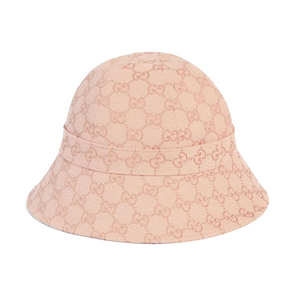 Gucci Roze GG-Canvas Bucket Hat Pink Dames