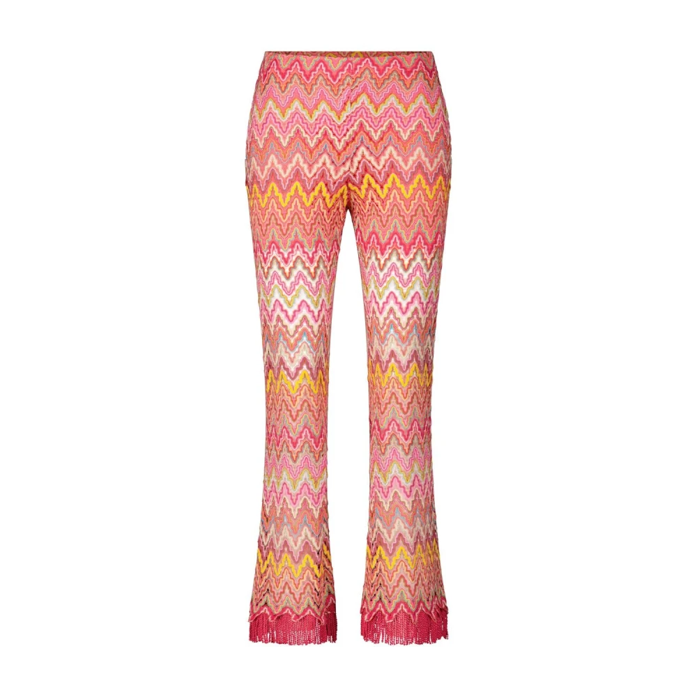 Ana Alcazar Wide Trousers Pink Dames