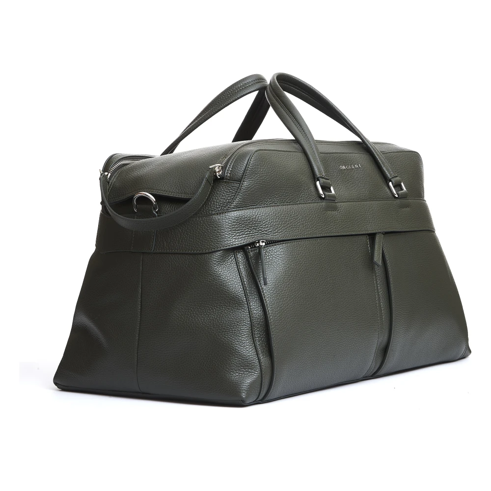 Orciani Groene Olijf Handtas Aw24 Green Dames