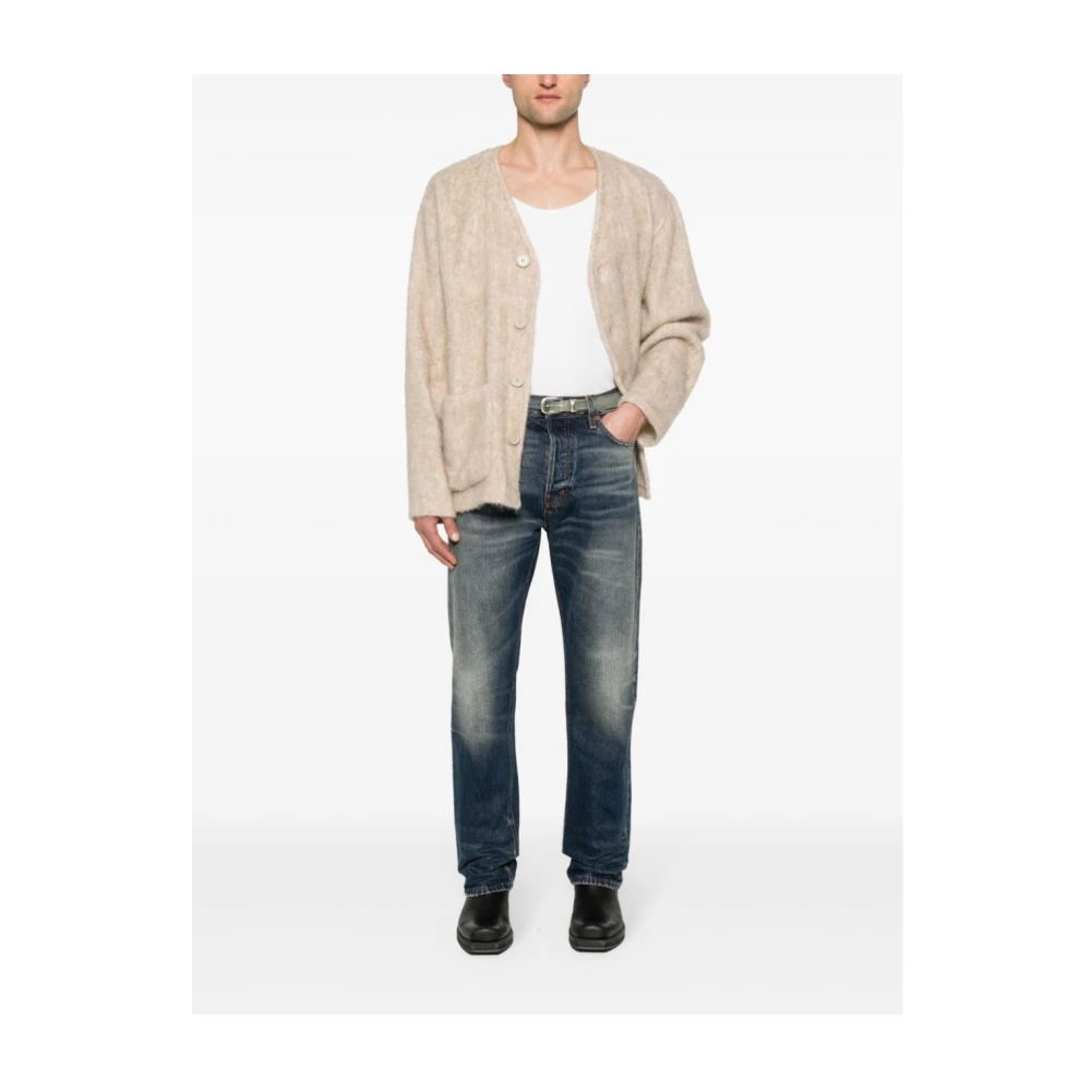 Haikure Vintage Zwarte Straight Jeans Gray Heren