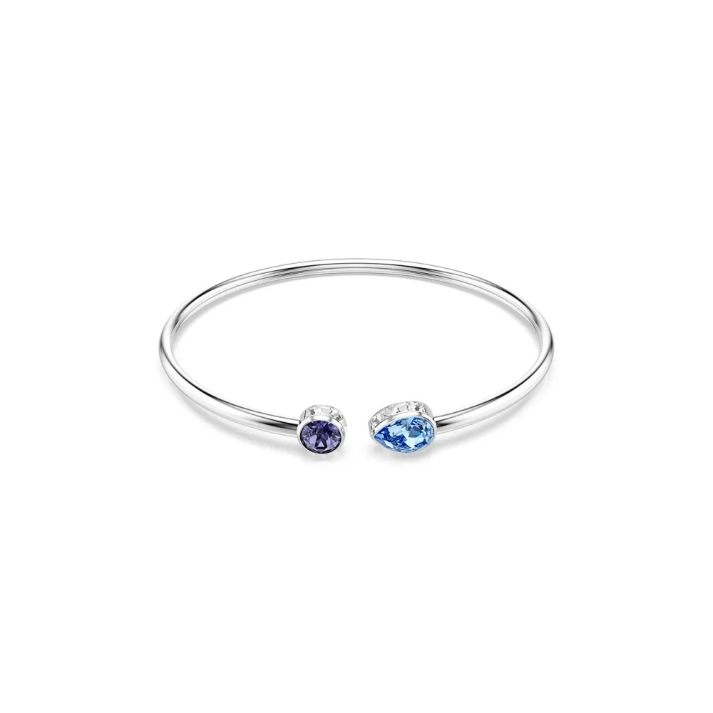 Swarovski Damen Armspange Edelstahl Silber in Größe 18 - Image 3