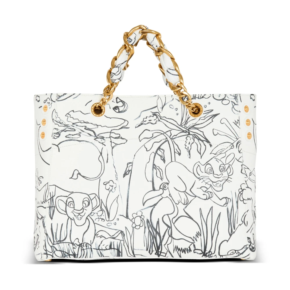 Balmain Disney x : The Lion King Sac Cabas 1945 Soft imprim� Enfant Pr�coce White Dames