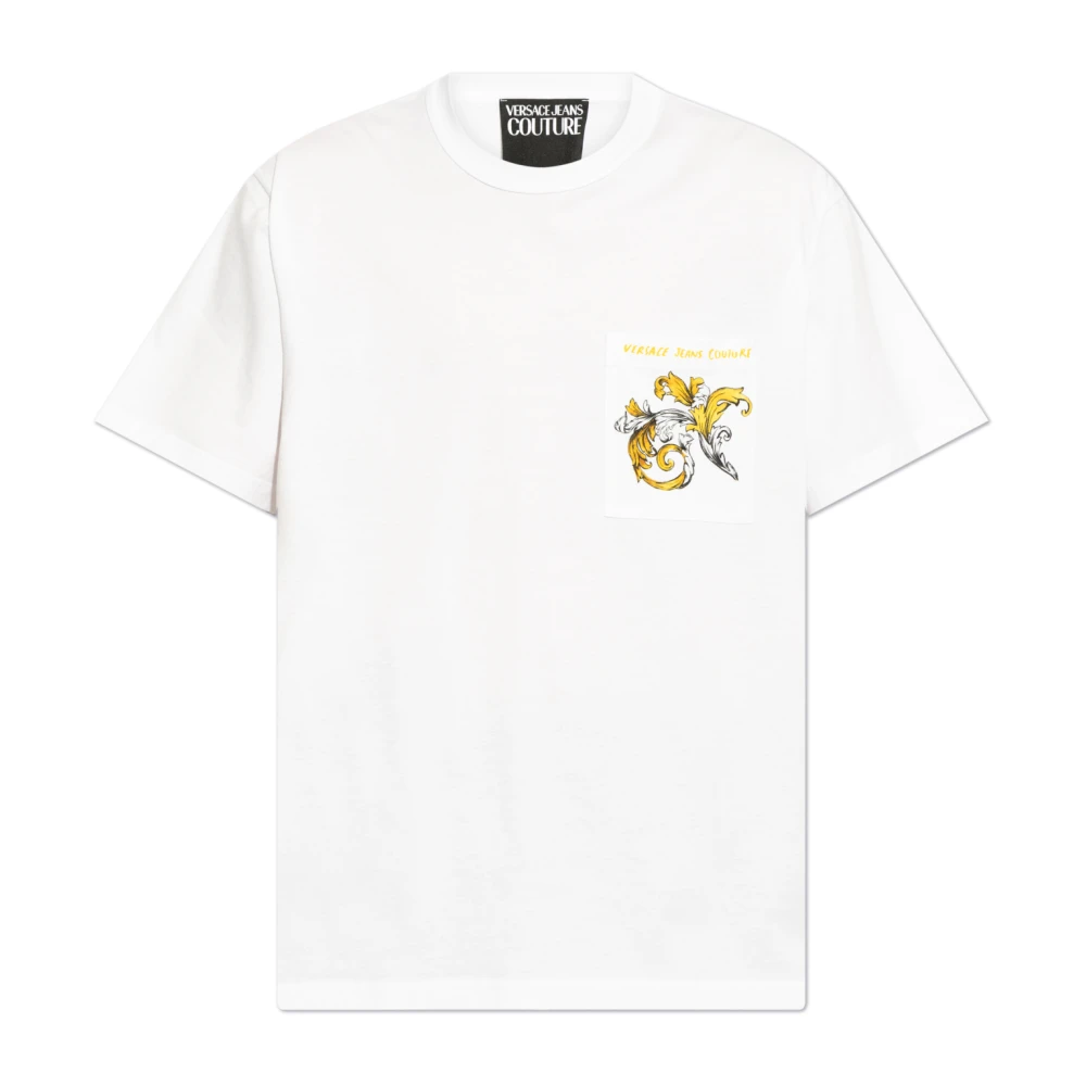 Versace Jeans Couture T-shirt met zak White Heren