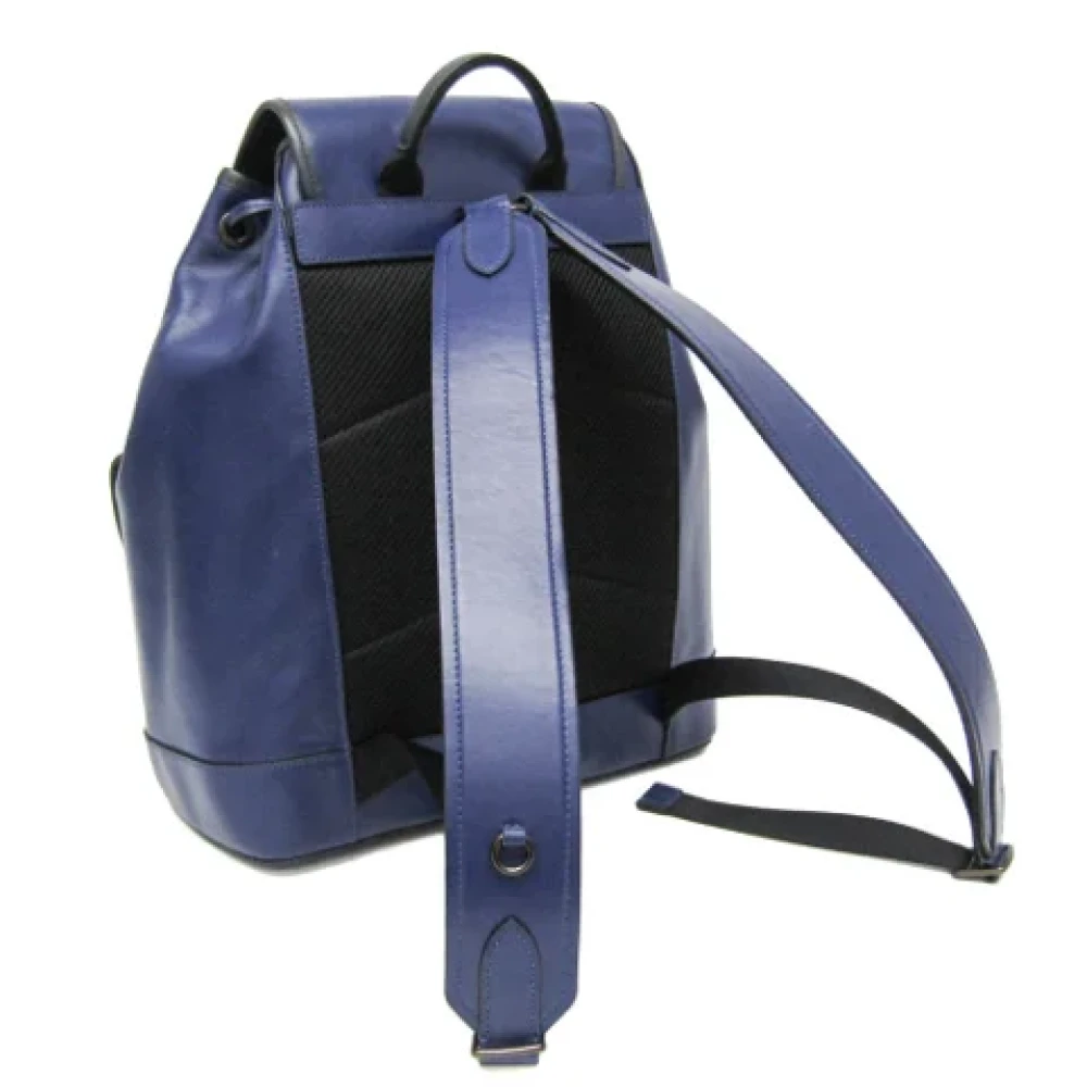 Coach Pre-owned Leather backpacks Blue Dames