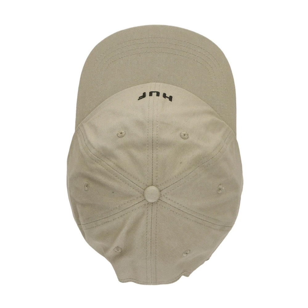 HUF Gebogen Klep Pet 6 Panel Hoed Beige Heren