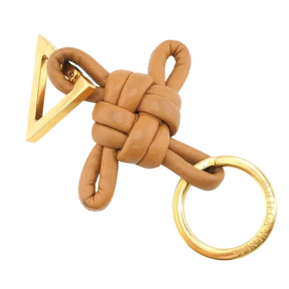 Bottega Veneta Vintage Pre-owned Fabric key-holders Yellow Dames